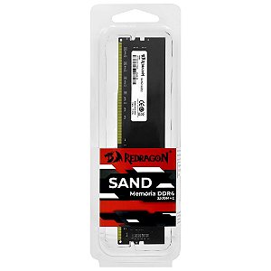 Memória Ram Gamer 8GB 3200mhz Redragon Sand DDR4 Preto