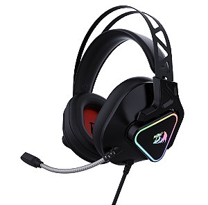 Headset Gamer Redragon Cadmus c/ Microfone Preto RGB - H370