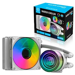 Water Cooler 120mm Hoopson Cl-220 RGB White - Cl-220b