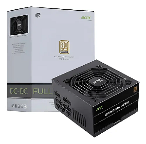 Fonte Acer 550w Ac550 80 Plus Bronze Full Modular ATX Preto