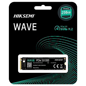 SSD Hiksemi Wave 256Gb PCIE Leitura 2280Mb Gravacao 1800Mb