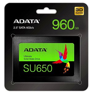 SSD Adata SU650 960GB SATA III 2.5" NAND ASU650SS-960GT-R