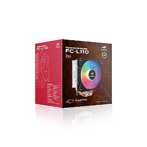 Cooler Fan Gamer CPU FC-L110M Multicores C3Tech Gaming
