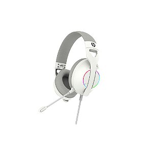 Headset HP DHE-8003U Gamer USB 7.1, RGB Dinâmico Cor Branca