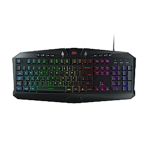 Teclado Gamer Redragon Harpe 2 RGB ABNT2 K503RGB - Cor Preta