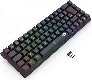 Teclado Mecânico Redragon Ryze Pro RGB Preto K633RGB-PRO