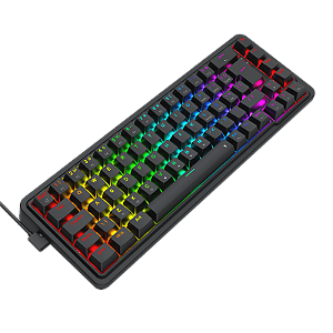 Teclado Mecânico Gamer Redragon Nova RGB K709-RGB (PT) Preto
