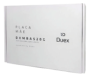 Placa Mãe Duex Dx A520zg Chipset A520 Amd Am4 Matx Cor Preto