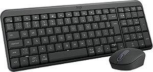 Kit Teclado e Mouse Sem Fio Logitech MK250 Compacto Mouse