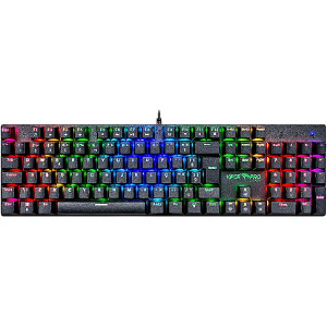 Teclado Gamer Viper Pro Mamba Mecânico Red Switch RGB Bivolt
