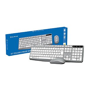 Kit Teclado e Mouse BMTW01 2400DPI ABNT2 Cinza BMTW01-GY