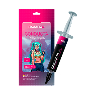 Pasta Térmica Seringa 2g Para Pc E Laptop Cinza Round5 Cinza