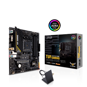 Placa Mãe Asus TUF GAMING A520M-PLUS WIFI AM4 4xDDR4 Chipset