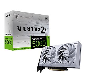 Placa Video MSI Geforce RTX 5060 Ventus OC White 2X 8GB 128