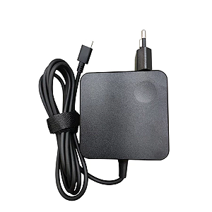 Fonte Carregador Compatível Lenovo 65W USB-C PD 20V 3,25A Bivolt para Notebook