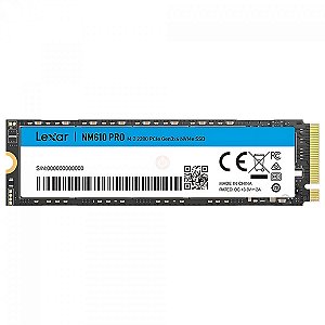 SSD Lexar 500GB NM610 PRO M.2 NVMe 3300Mb/s Desktop Notebook