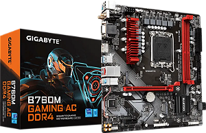 Placa Mãe Gigabyte B760M Gaming AC DDR5 Intel LGA 1700 DDR5