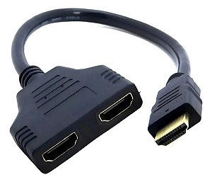 Cabo Duplicador HDMI MD9 1 Macho x 2 Fêmea 20cm 5441