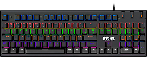 Teclado Mecânico Gamer K-MEX Dracarys KGDB28 Switch Blue LED 6 Cores ABNT2