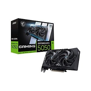 Placa de Vídeo MSI GeForce RTX 5050 Gaming OC 8GB GDDR6 128-bit DLSS 4 Blackwell