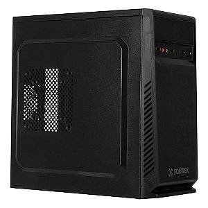 Gabinete Fortrek SC501BK FK 651P Preto Micro-ATX Mini-ITX Sem Fonte e Cooler