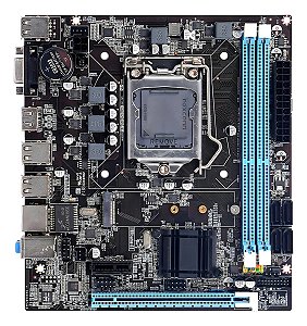 Placa-Mãe Bluecase H61 Mini-ITX LGA 1155 DDR3 M.2 NVMe 2 HDMI Gigabit BMBH61-G22HG-ITX OEM