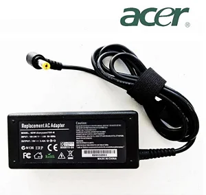 Fonte Carregador Compatível Notebook Acer 19V 3,42A 65W Plug 5,5x1,7mm FT-31 Bivolt