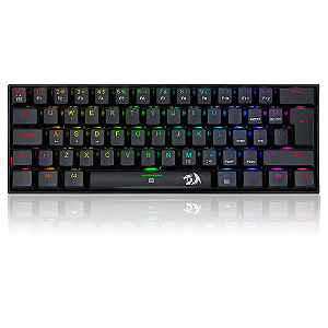 Teclado Mecânico Gamer Redragon Dragonborn RGB Switch Marrom