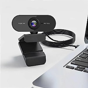 Webcam MD9 9439 Full HD 1080p USB com Microfone e Autofoco