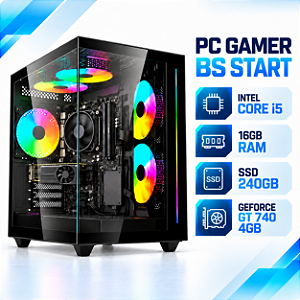 PC Gamer BS Start Intel Core i5, 16GB RAM, GeForce GT 740 4GB GDDR5, SSD 240GB