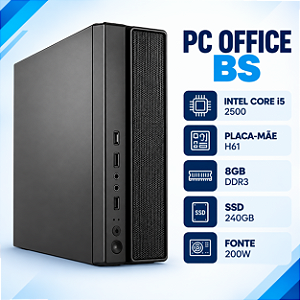 PC Office BS Intel Core i5-2500, 8GB DDR3, SSD 240GB
