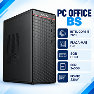 PC Office BS Intel Core i5-2500, 8GB DDR3, SSD 240GB