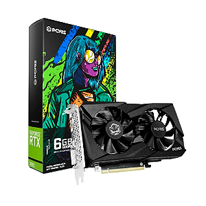 Placa Video PCYes RTX 3050 Edge 6GB GDDR6 PVRTX30506BLPE