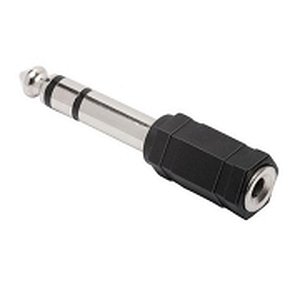 Adaptador Plug P2 Fêmea para P10 Macho Niquelado