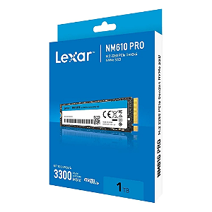 SSD Lexar NM610 Pro 1TB M.2 NVMe 3300MB/s 2600MB/s PCIe 3.0