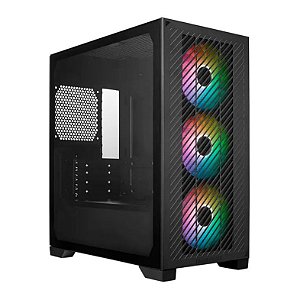 Gabinete Gamer Cooler Master Elite 301 Lite Preto M ATX