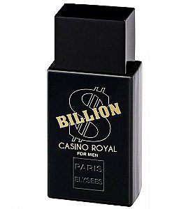 Billion Cassino Royal For Men Eau de Toilette Paris Elysees - Perfume Masculino 100 ML