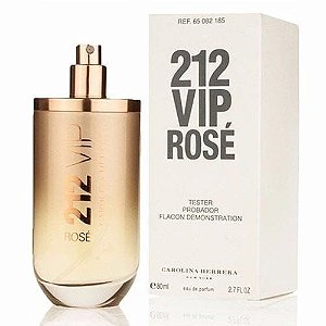Téster 212 Vip Rosé Carolina Herrera Eau de Parfum - Perfume Feminino 80 ML