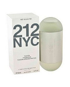Téster 212 NYC Carolina Herrera  Eau de Toilette - Perfume Feminino 100 ML