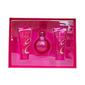 Kit Fantasy Britney Spears - Perfume Feminino - Eau de Parfum 100 ML + Shower Gel 100ML+ Body Lotion 100ML