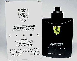 Téster Scuderia Ferrari Black Ferrari - Perfume Masculino - Eau de Toilette 125 ML