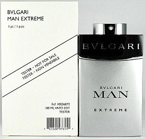 Tester Bvlgari Man Extreme Eau De Toilette Natural Spray 100 Ml