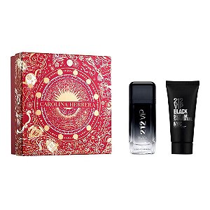 Kit Coffret Carolina Herrera 212 VIP Black Masculino Eau de Parfum