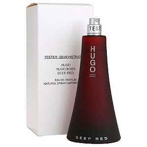 Téster Deep Red Woman Eau de Parfum Hugo Boss- Perfume Feminino 90 ML