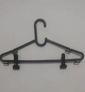 Aluguel de Cabide com Presilhas Infantil - Cor: Preto