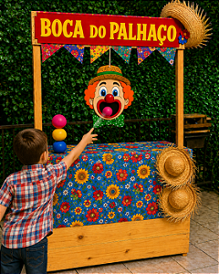 Aluguel de Barraca de São João com Brincadeiras Juninas já Incluidas!