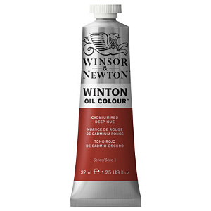 Tinta Óleo Winton 37ml Winsor & Newton - Cadmium Red Deep Hue (098)