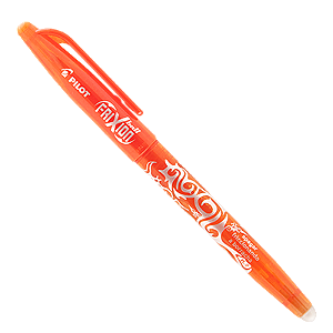 Caneta Apagável FRIXION BALL Pilot 0.7mm - Laranja