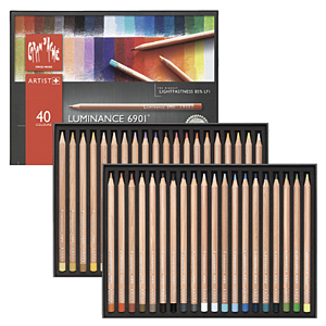 Lápis de Cor Caran d'Ache Luminance - 40 Cores