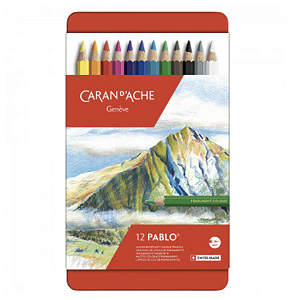 Lápis de Cor Pablo Caran d'Ache - 12 Cores